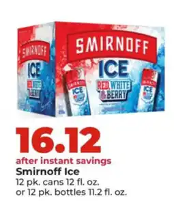 Hy-Vee Smirnoff Ice offer
