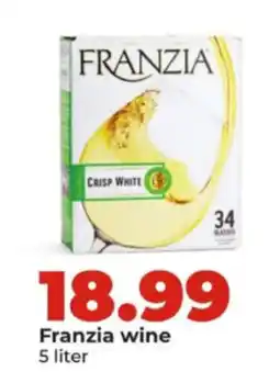 Hy-Vee Franzia wine offer