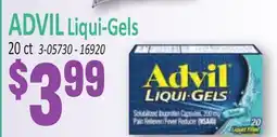 Jetro ADVIL Liqui-Gels offer