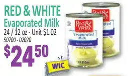 Jetro RED & WHITE Evaporated Milk offer