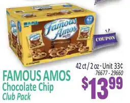 Jetro FAMOUS AMOS Chocolate Chip Club Pack offer