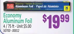 Jetro Economy Aluminum Foil offer