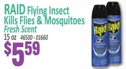 Jetro RAID Flying Insect Kills Flies & Mosquitoes Fresh Scent offer