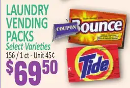 Jetro LAUNDRY VENDING PACKS offer