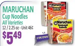 Jetro MARUCHAN Cup Noodles offer