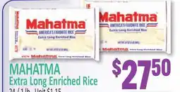 Jetro MAHATMA Extra Long Enriched Rice offer