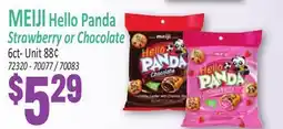 Jetro MEIJI Hello Panda Strawberry or Chocolate offer