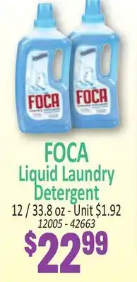Jetro FOCA Liquid Laundry Detergent offer