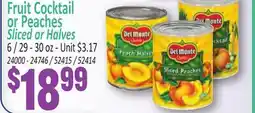 Jetro Fruit Cocktail or Peaches Sliced or Halves offer