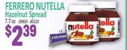 Jetro FERRERO NUTELLA Hazelnut Spread offer