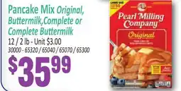 Jetro Pancake Mix Original, Buttermilk, Complete or Complete Buttermilk offer