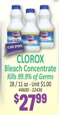 Jetro CLOROX Bleach Concentrate offer