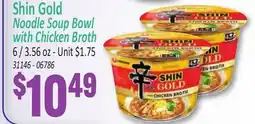 Jetro Shin Gold Noodle Soup Bowl with Chicken Broth offer