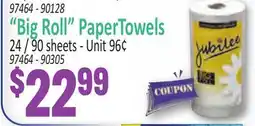 Jetro Big Roll PaperTowels offer