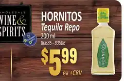 Jetro HORNITOS Tequila Repo offer