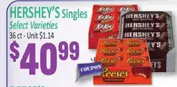 Jetro HERSHEY'S Singles offer