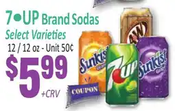 Jetro 7•UP Brand Sodas offer