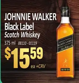 Jetro JOHNIE WALKER Black Label Scotch Whiskey offer