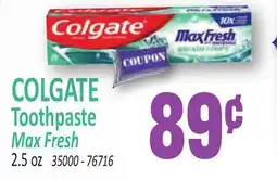 Jetro COLGATE Toothpaste Max Fresh offer