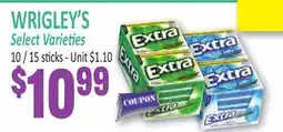 Jetro WRIGLEY'S Select Varieties offer