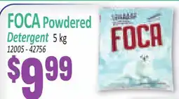 Jetro FOCA Powdered Detergent offer