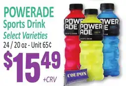 Jetro POWERADE Sports Drink offer
