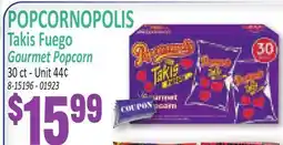 Jetro POPCORNOPOLIS Takis Fuego Gourmet Popcorn offer