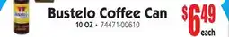 Jetro Bustelo Coffee Can offer