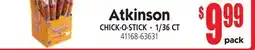 Jetro Atkinson CHICK-O-STICK offer