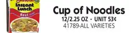 Jetro Cup of Noodles offer