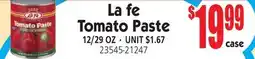 Jetro La fe Tomato Paste offer