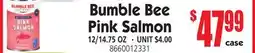 Jetro Bumble Bee Pink Salmon offer