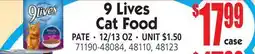 Jetro 9 Lives Cat Food offer