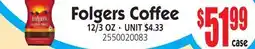 Jetro Folgers Coffee offer