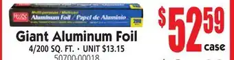 Jetro Giant Aluminum Foil offer