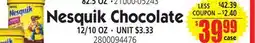 Jetro Nesquik Chocolate offer