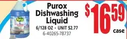 Jetro Purox Dishwashing Liquid offer