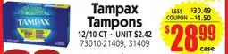 Jetro Tampax Tampons offer