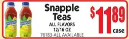 Jetro Snapple Teas offer