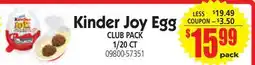 Jetro Kinder Joy Egg offer