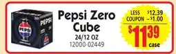 Jetro Pepsi Zero Cube offer
