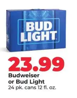 Hy-Vee Budweiser or Bud Light offer