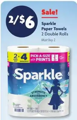 Family Dollar Sparkle Paper Towels offer