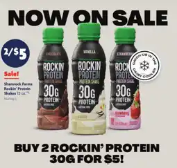 Family Dollar Shamrock Farms Rockin’ Protein Shakes offer