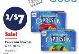 Family Dollar Capri Sun Pouches offer
