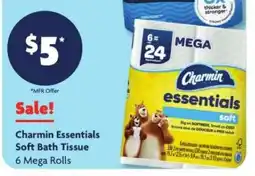Family Dollar Charmin Essentials Soft Bath Tissue offer