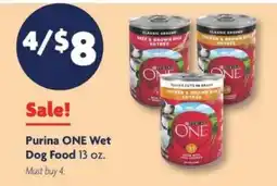 Family Dollar Purina One Wet Dog Food offer
