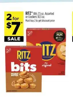 Dollar General RITZ Bits 7.5 oz. Assorted or Crackers 10.3 oz offer