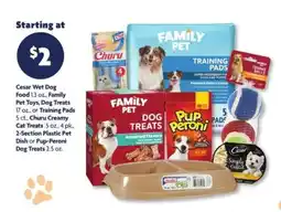 Family Dollar Pet products offer