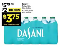 Dollar General Dasani offer